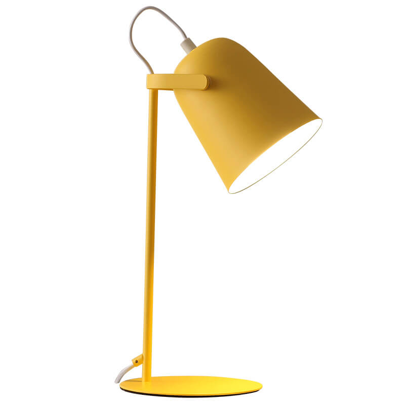Nordic Metal LED Desk Lamp β Sleek Minimalist Light for Reading and Studying