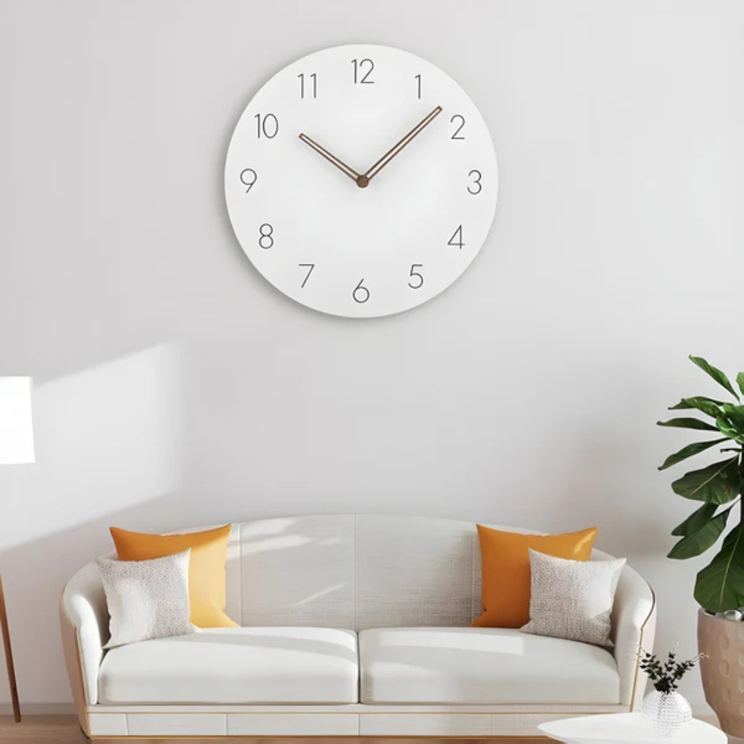 Nork Minimalist Wall Clock β Sleek Contemporary Wood Design