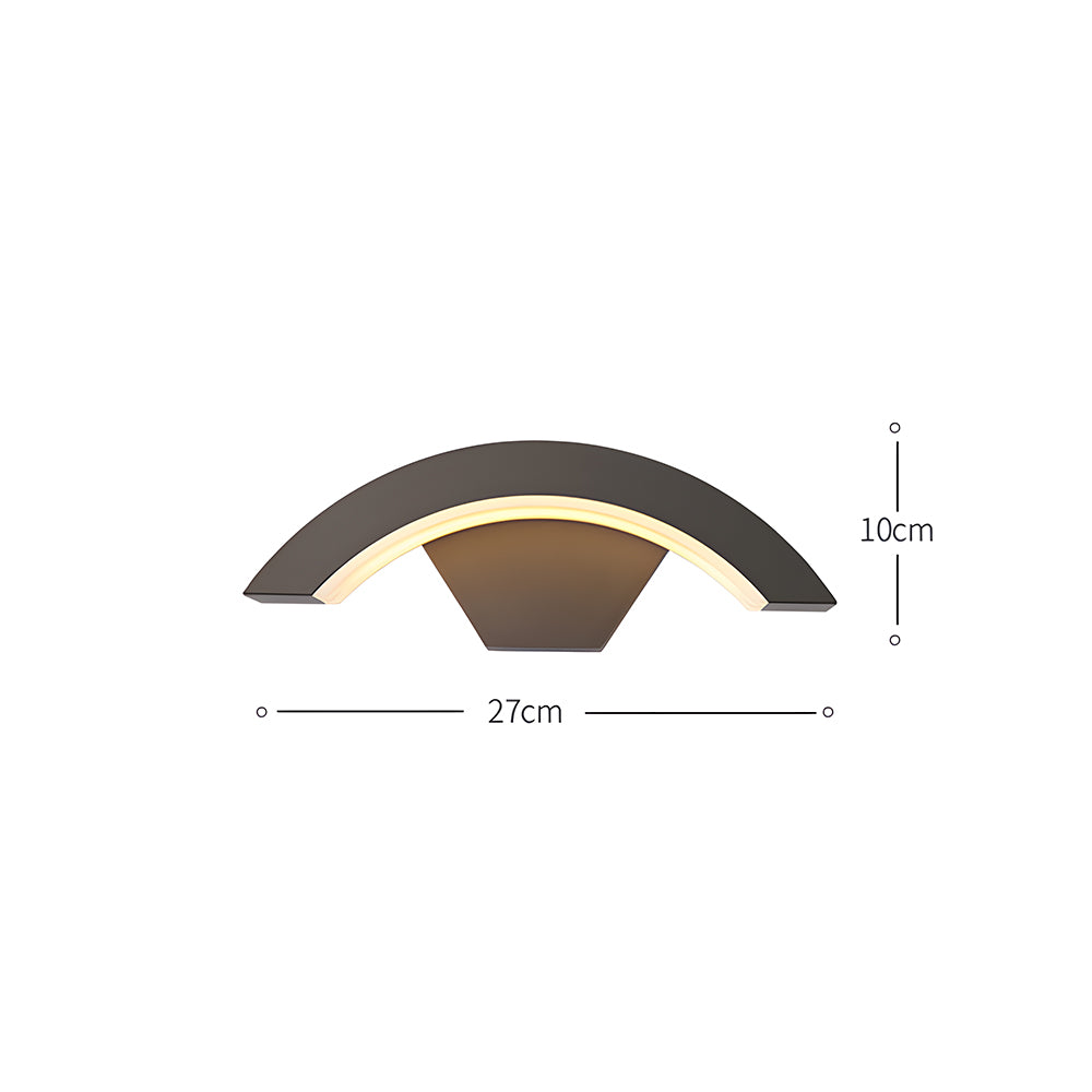 Sleek Modern Outdoor Wall Light – IP65 Waterproof LED Fixture