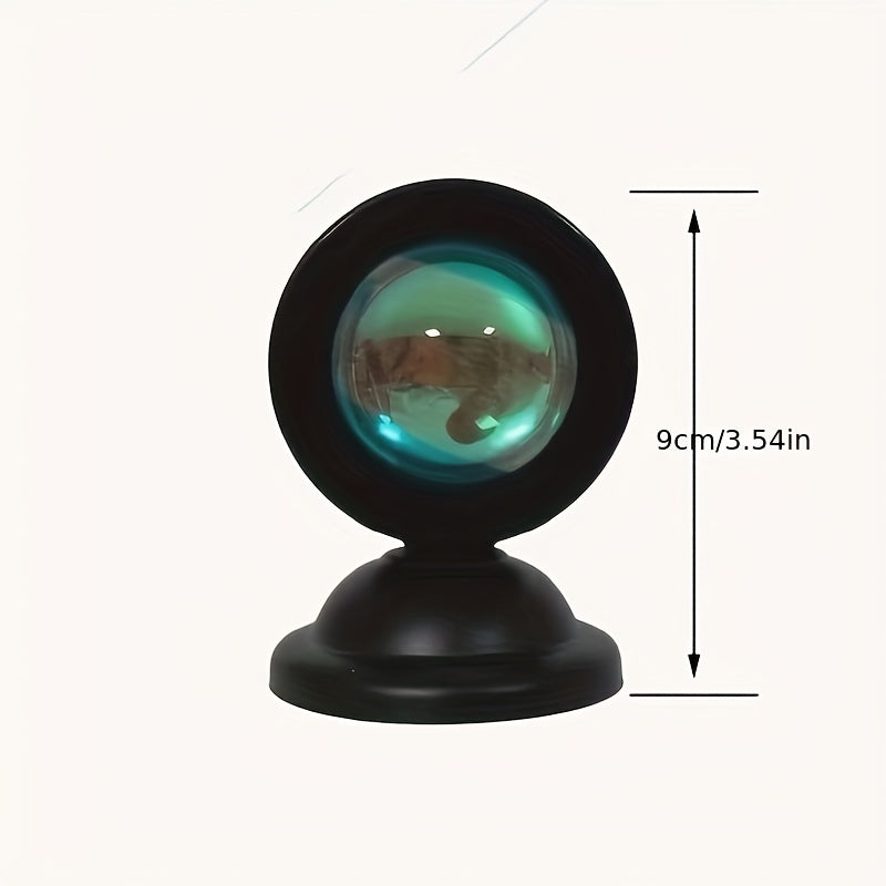 Sunset Projection Lamp — USB-Powered Ambient Light for a Cozy, Relaxing Ambience