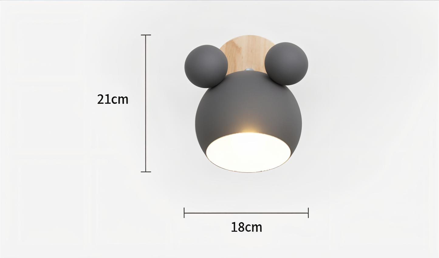 FlashMouse Wall Lamp β Playful Modern Design for Any Room