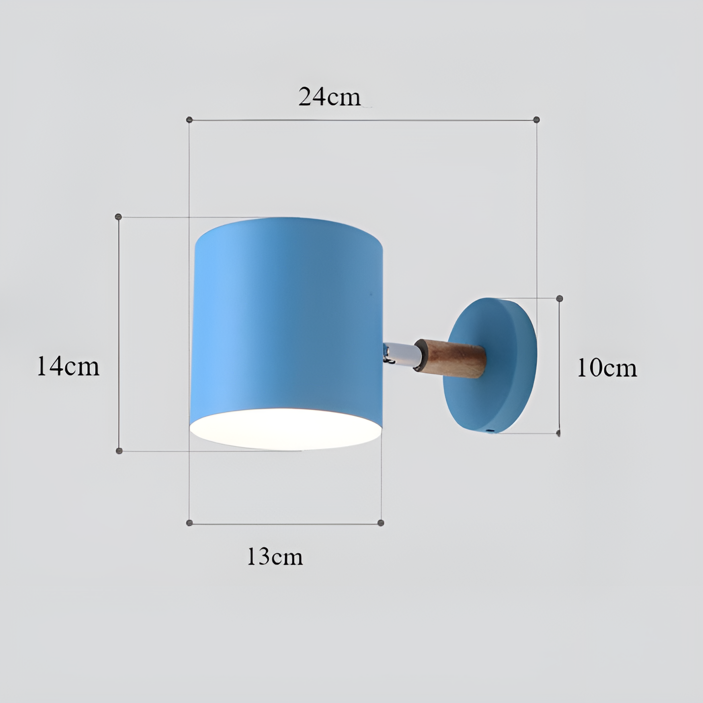 NordicGlow Adjustable Wall Lamp β Soft Pastel, Scandinavian Design