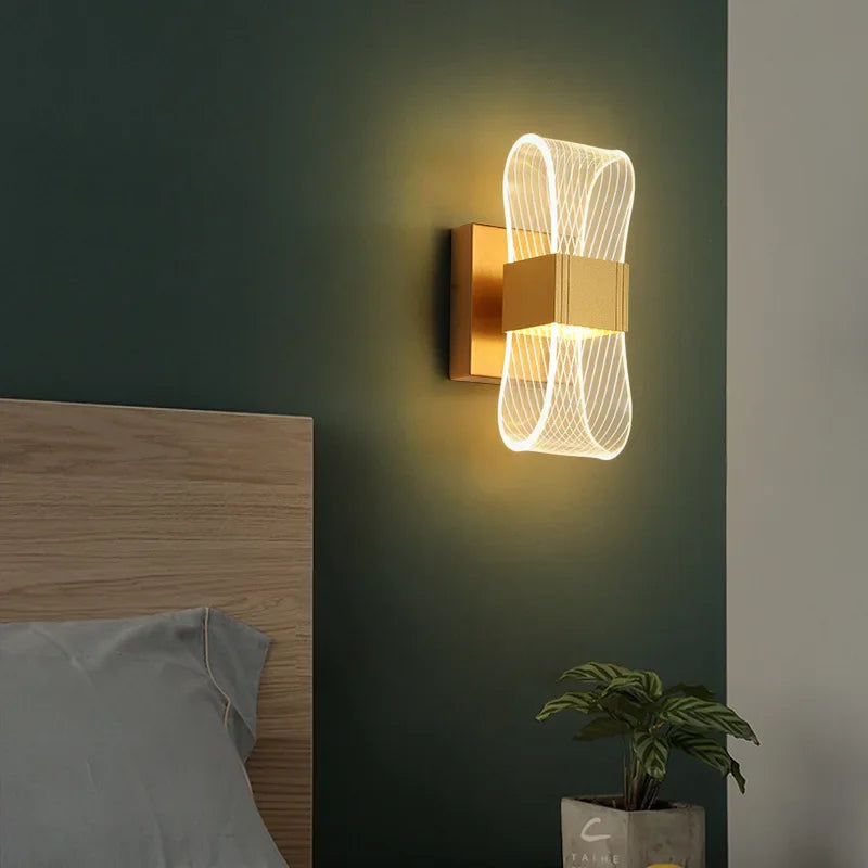 Nordic Luxury LED Wall Lamp - Sleek Modern Aluminium Decorative Light