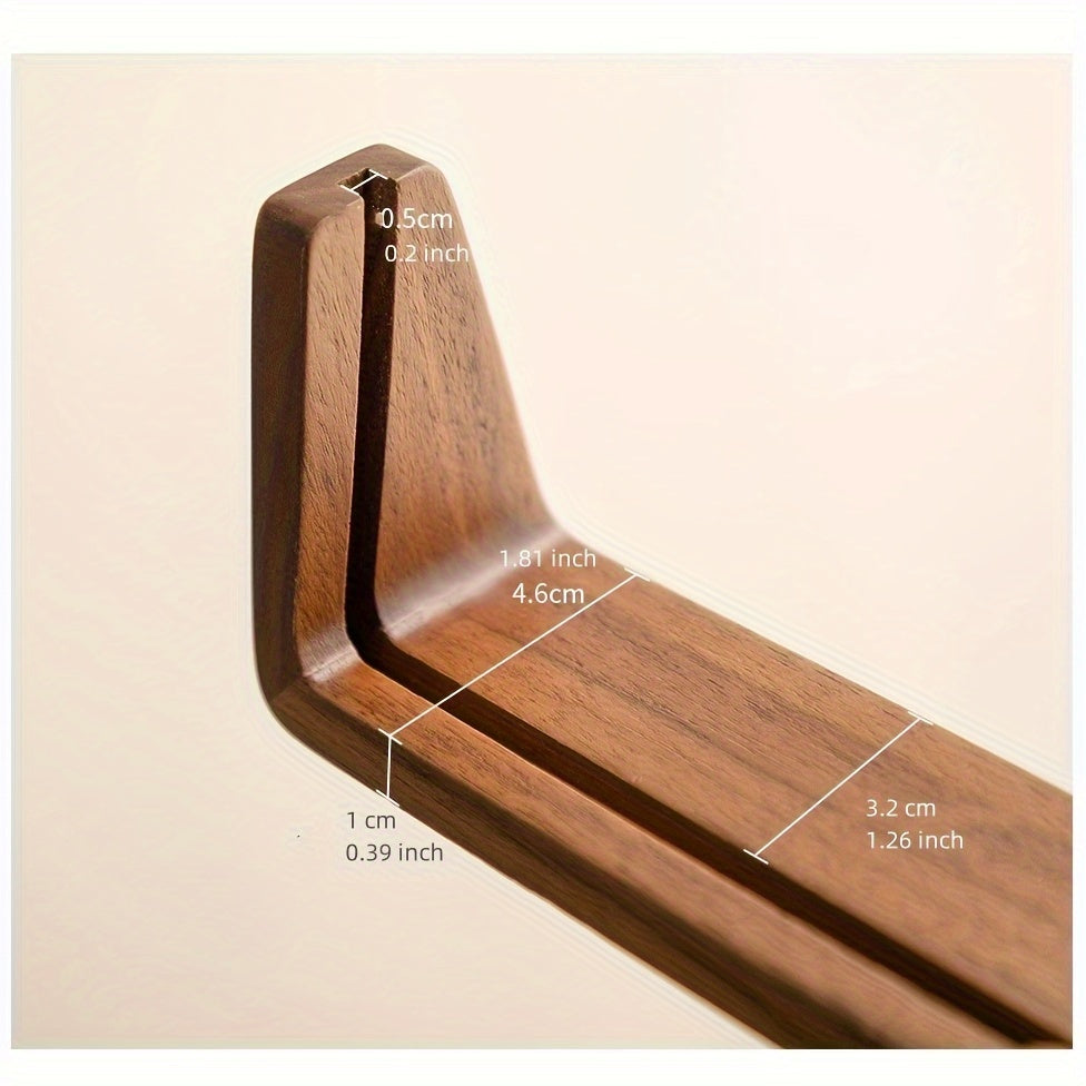 U-Shaped Acrylic & Wood Photo Frame β Sleek Modern Minimalist Display