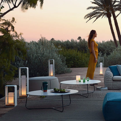 Sleek Square Outdoor LED Light - Waterproof, Solar-Powered