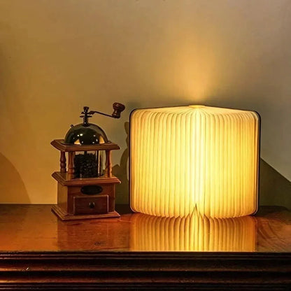 Lumibook Table Lamp — 360° Foldable Design, Rechargeable Light for Anywhere