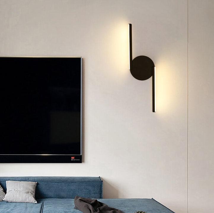 Sleek Curved Line LED Wall Light — Modern Minimalist Arc Design