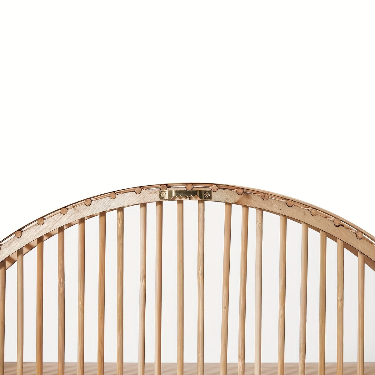 Round Bamboo Wall Shelf - Handmade Boho Floating Organizer for Stylish Storage