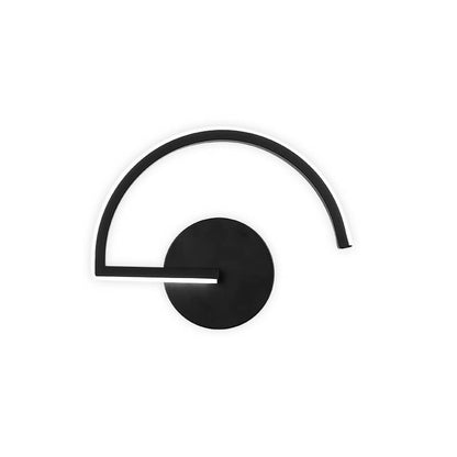Sleek Curved Line LED Wall Light — Modern Minimalist Arc Design
