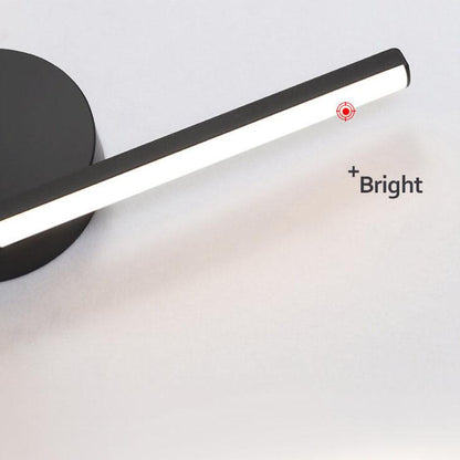Sleek Curved Line LED Wall Light — Modern Minimalist Arc Design