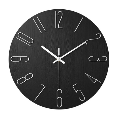 Noble Modern Wall Clock - Elegant Minimalist Gold Design