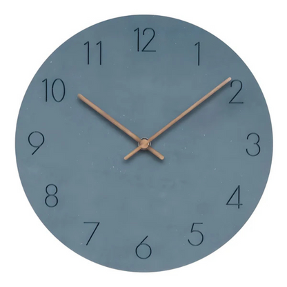 Nork Minimalist Wall Clock — Sleek Contemporary Wood Design