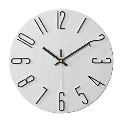 Noble Modern Wall Clock - Elegant Minimalist Gold Design