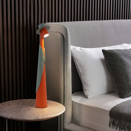 Modern Rechargeable LED Hat Lamp — Dual-Use Desk Light with Creative Touch Control