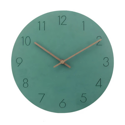 Nork Minimalist Wall Clock — Sleek Contemporary Wood Design