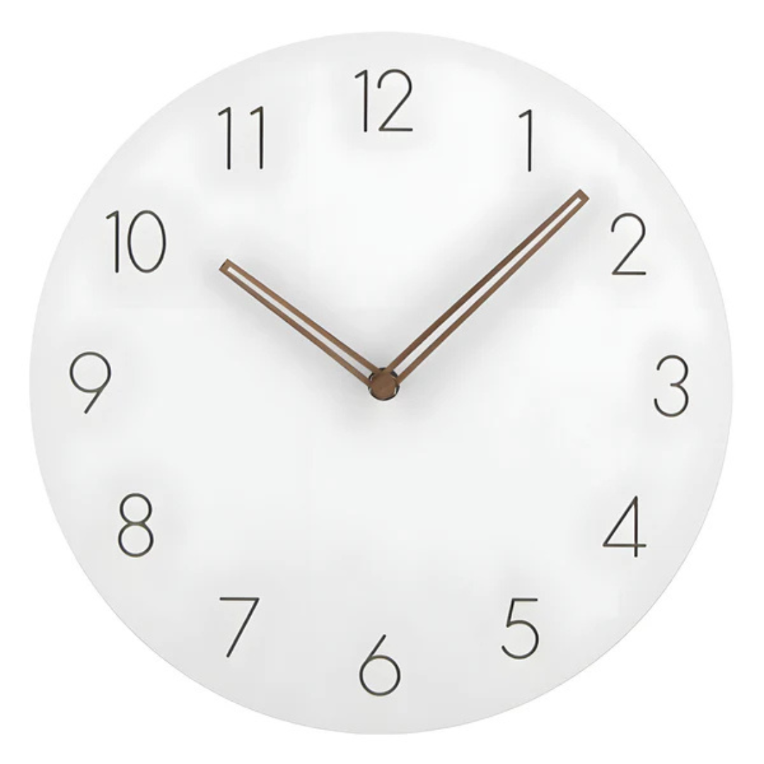 Nork Minimalist Wall Clock — Sleek Contemporary Wood Design