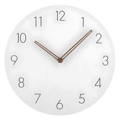 Nork Minimalist Wall Clock — Sleek Contemporary Wood Design