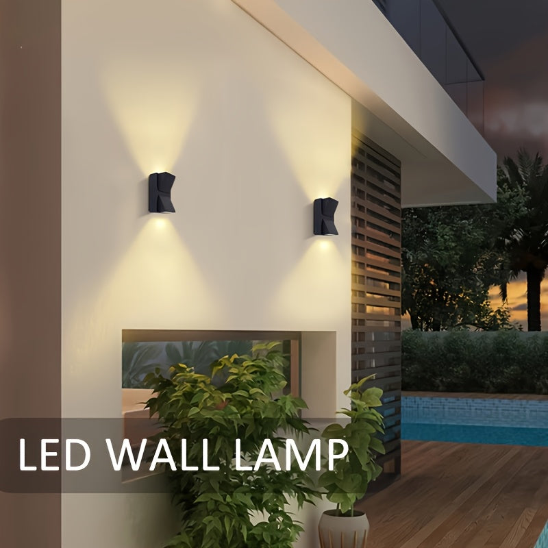 Sleek Modern LED Outdoor Wall Light – Waterproof 3W/6W, Decorative Exterior Lighting