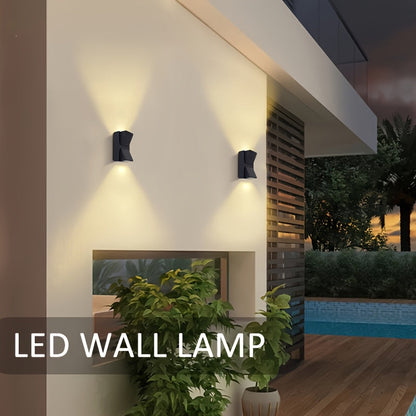Sleek Modern LED Outdoor Wall Light – Waterproof 3W/6W, Decorative Exterior Lighting