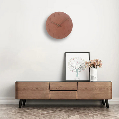 Nork Minimalist Wall Clock — Sleek Contemporary Wood Design
