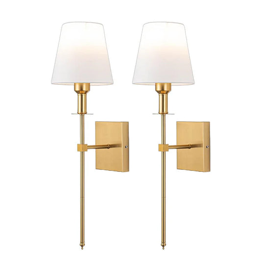 2-Pack Rechargeable Wireless Wall Lights