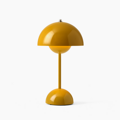 Mushroom Pod LED Table Lamp - Rechargeable, Touch-Activated Night Light