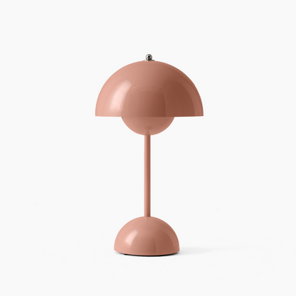Mushroom Pod LED Table Lamp - Rechargeable, Touch-Activated Night Light