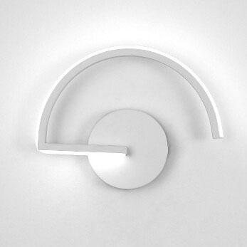 Sleek Curved Line LED Wall Light — Modern Minimalist Arc Design