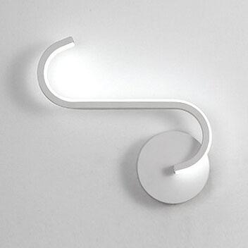 Sleek Curved Line LED Wall Light — Modern Minimalist Arc Design