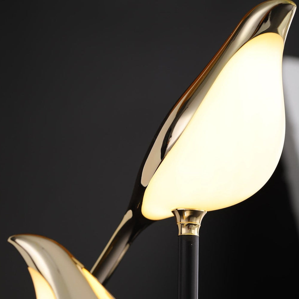 Golden Birdlight Wall Lamp — Modern Nordic LED Sconce with Warm Glow