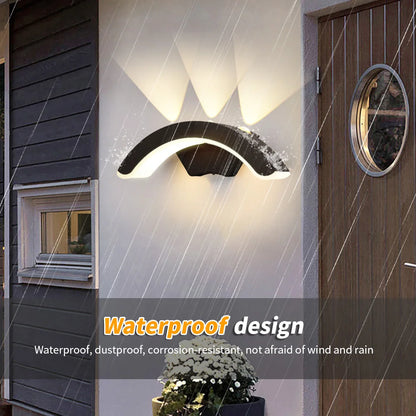 StormLite Weatherproof Outdoor Wall Light - Sleek Black Exterior Lantern