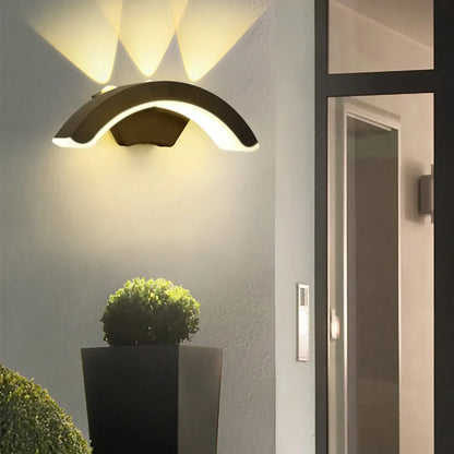 StormLite Weatherproof Outdoor Wall Light - Sleek Black Exterior Lantern