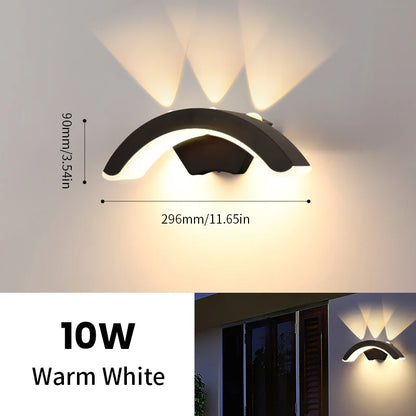 StormLite Weatherproof Outdoor Wall Light - Sleek Black Exterior Lantern