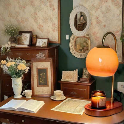 Adjustable Flameless Wax Warmer Table Lamp – Safe Candle Melter