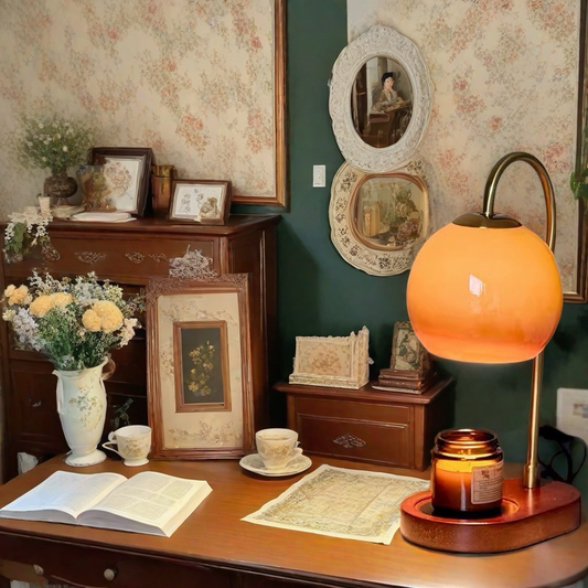 Adjustable Flameless Wax Warmer Table Lamp – Safe Candle Melter