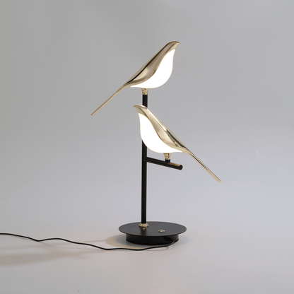 Golden Birdlight Wall Lamp — Modern Nordic LED Sconce with Warm Glow