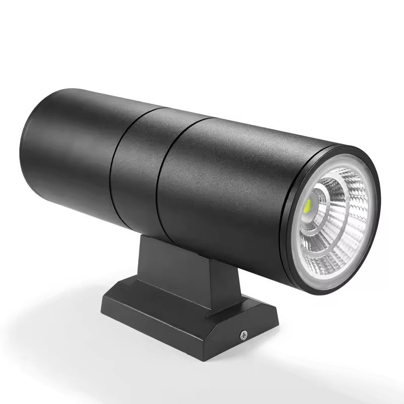Sleek Modern Outdoor Wall Light — Waterproof LED Sconce with Up & Down Lighting