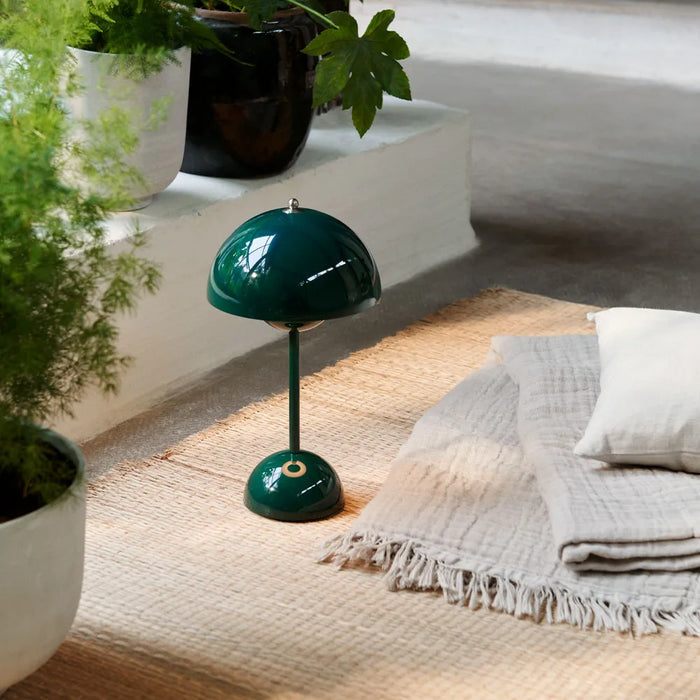 Mushroom Pod LED Table Lamp - Rechargeable, Touch-Activated Night Light