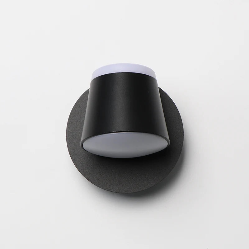 Rotating LED Wall Lamp - Modern, Adjustable Lighting for Any Space