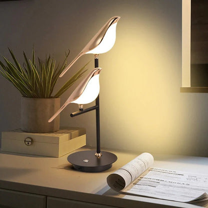 Golden Birdlight Wall Lamp — Modern Nordic LED Sconce with Warm Glow
