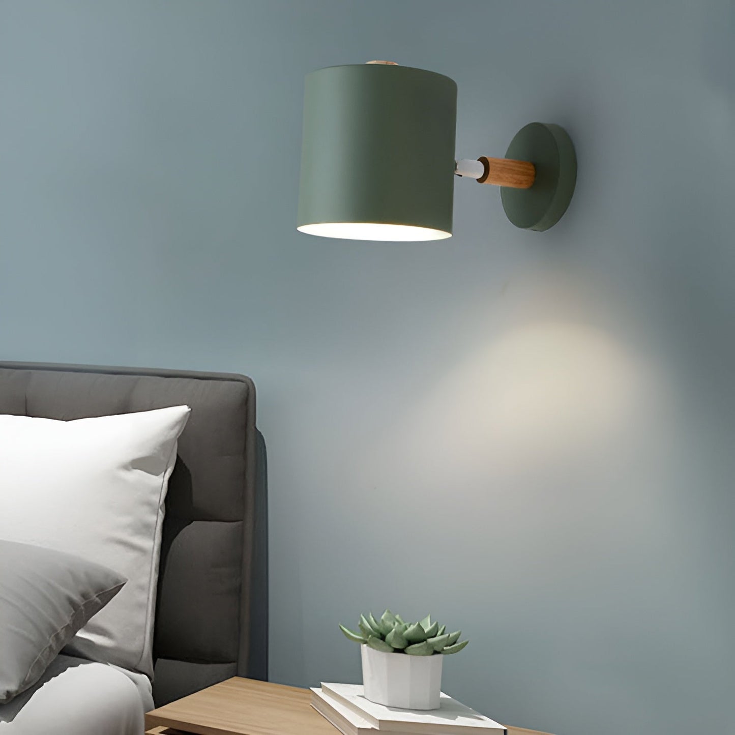 NordicGlow Adjustable Wall Lamp – Soft Pastel, Scandinavian Design