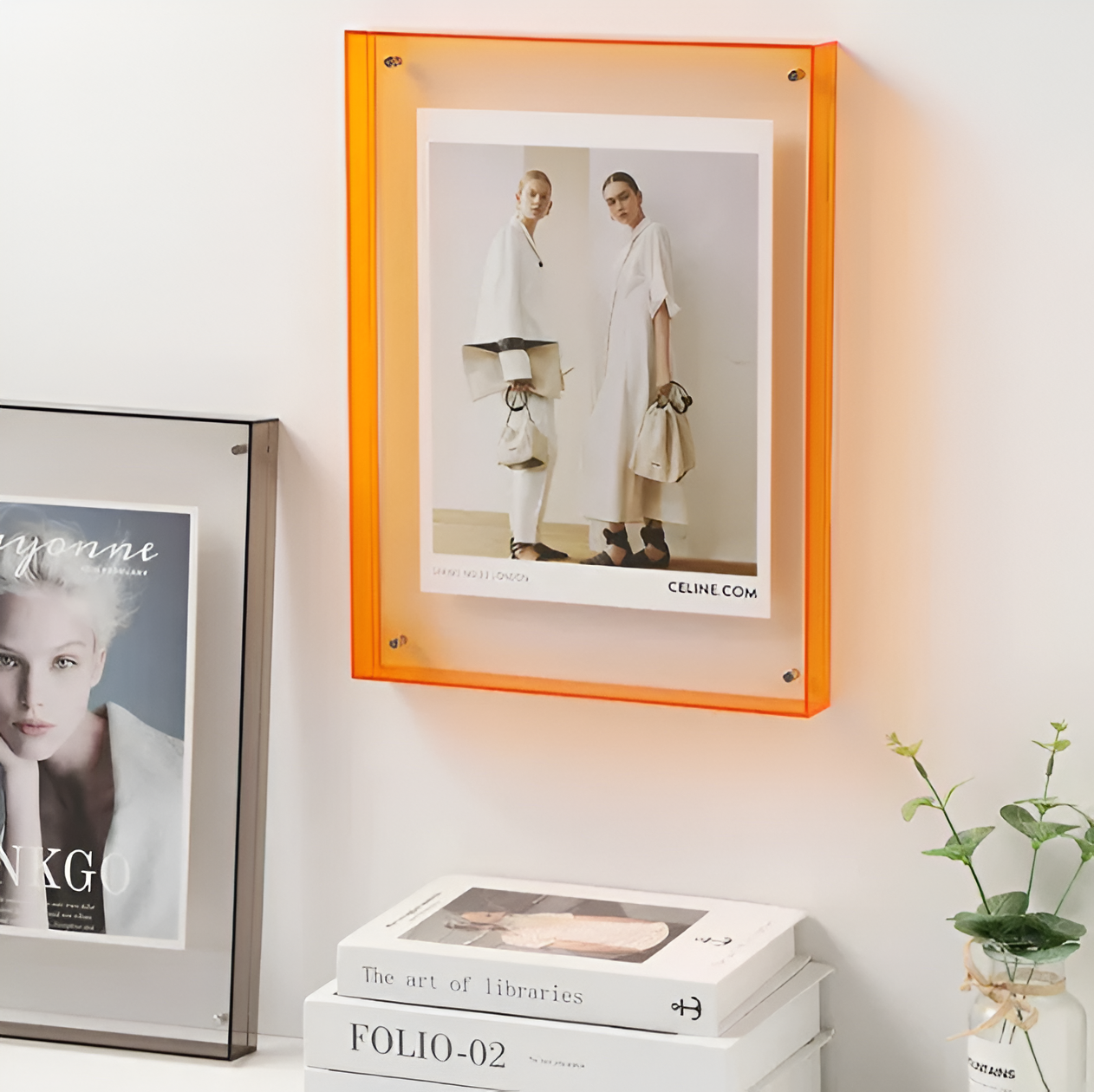 Sleek Acrylic Photo Frame for a Modern Minimalist Display