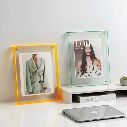 Sleek Acrylic Photo Frame for a Modern Minimalist Display