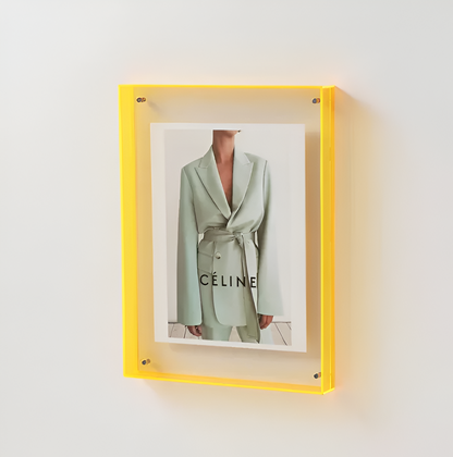 Sleek Acrylic Photo Frame for a Modern Minimalist Display