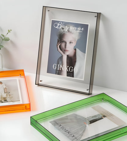 Sleek Acrylic Photo Frame for a Modern Minimalist Display