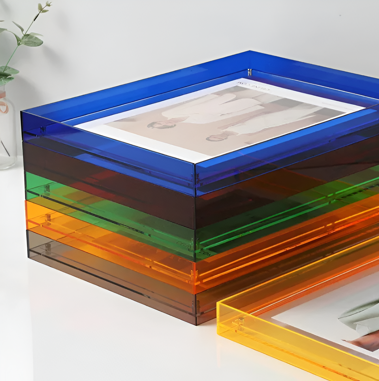 Sleek Acrylic Photo Frame for a Modern Minimalist Display