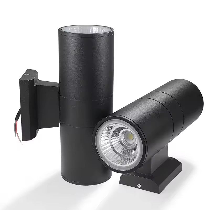 Sleek Modern Outdoor Wall Light — Waterproof LED Sconce with Up & Down Lighting