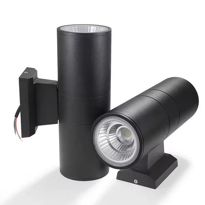 Sleek Modern Outdoor Wall Light — Waterproof LED Sconce with Up & Down Lighting