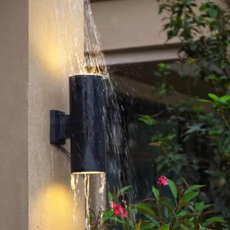 Sleek Modern Outdoor Wall Light — Waterproof LED Sconce with Up & Down Lighting