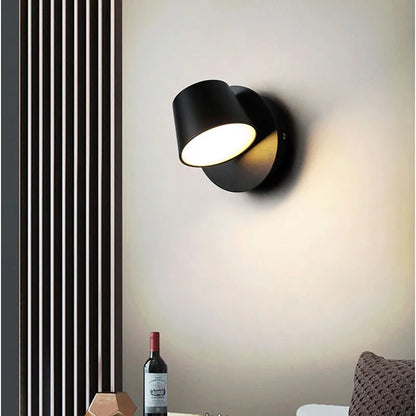 Rotating LED Wall Lamp - Modern, Adjustable Lighting for Any Space